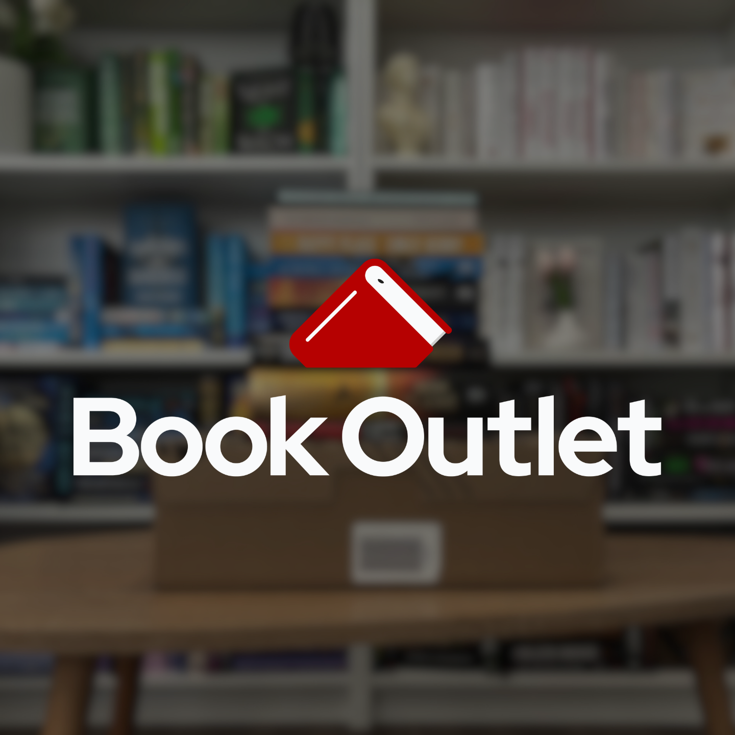 Book Outlet new logo after brand redesign — remainder mark identity system